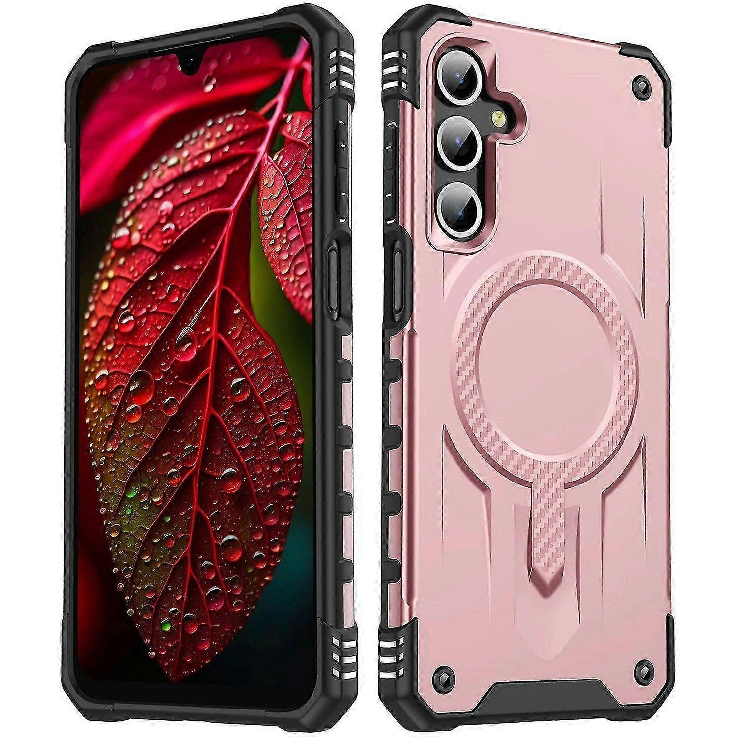 Case Compatible with Certain Brand Galaxy A16 5G 4G with MagSafe Four Corner Airbags PC TPU Phone Cover - R