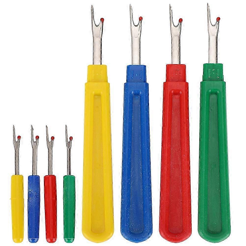 8Pcs Hand Sewing Cross Stitch DIY Tool Color Handle Stitch Ripper Small Medium