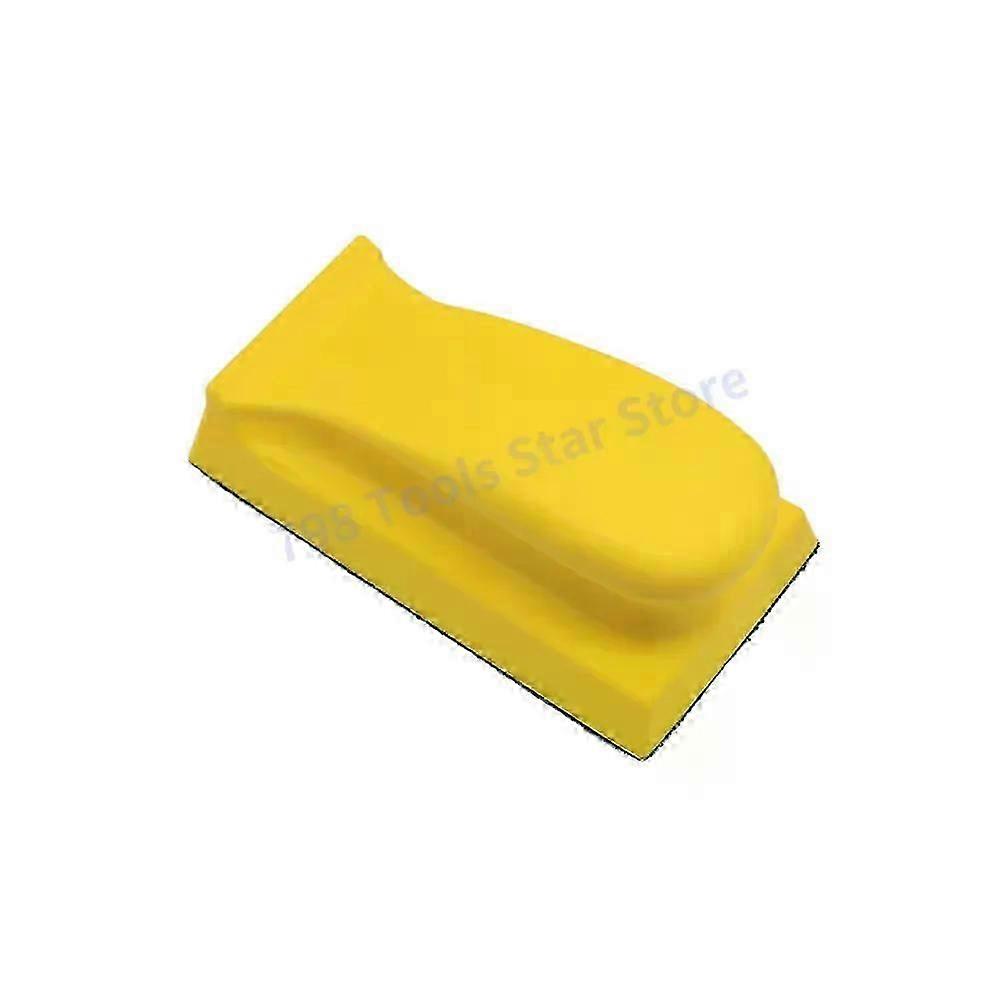 HaKeLai  1PC 70 x 135mm Rectangle Foam Hand Sanding Block Hook and Loop Abrasives Sandpaper Sanding Discs for Automotive Metal Polishing