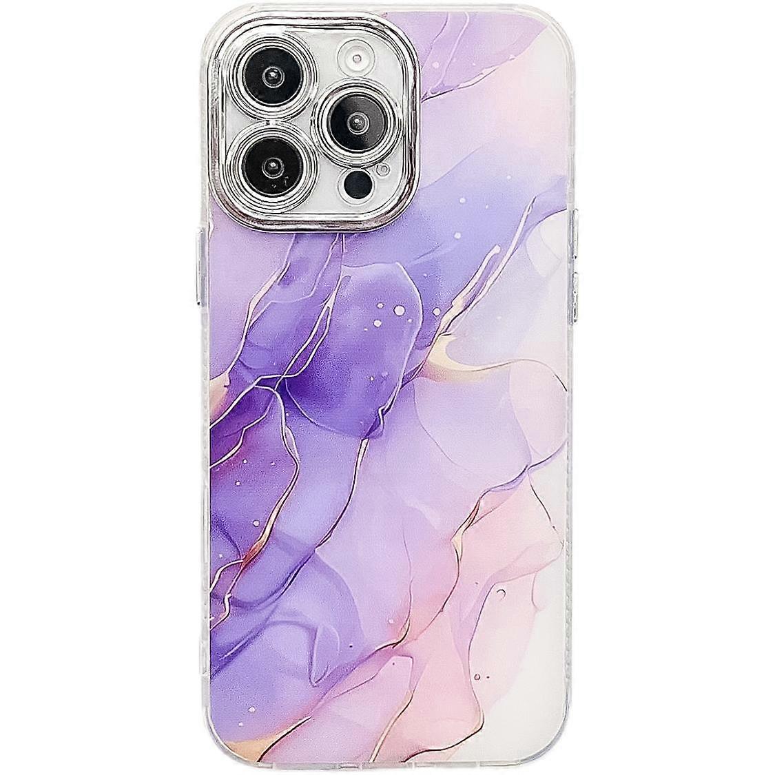 Electroplated Marble Texture Phone Case