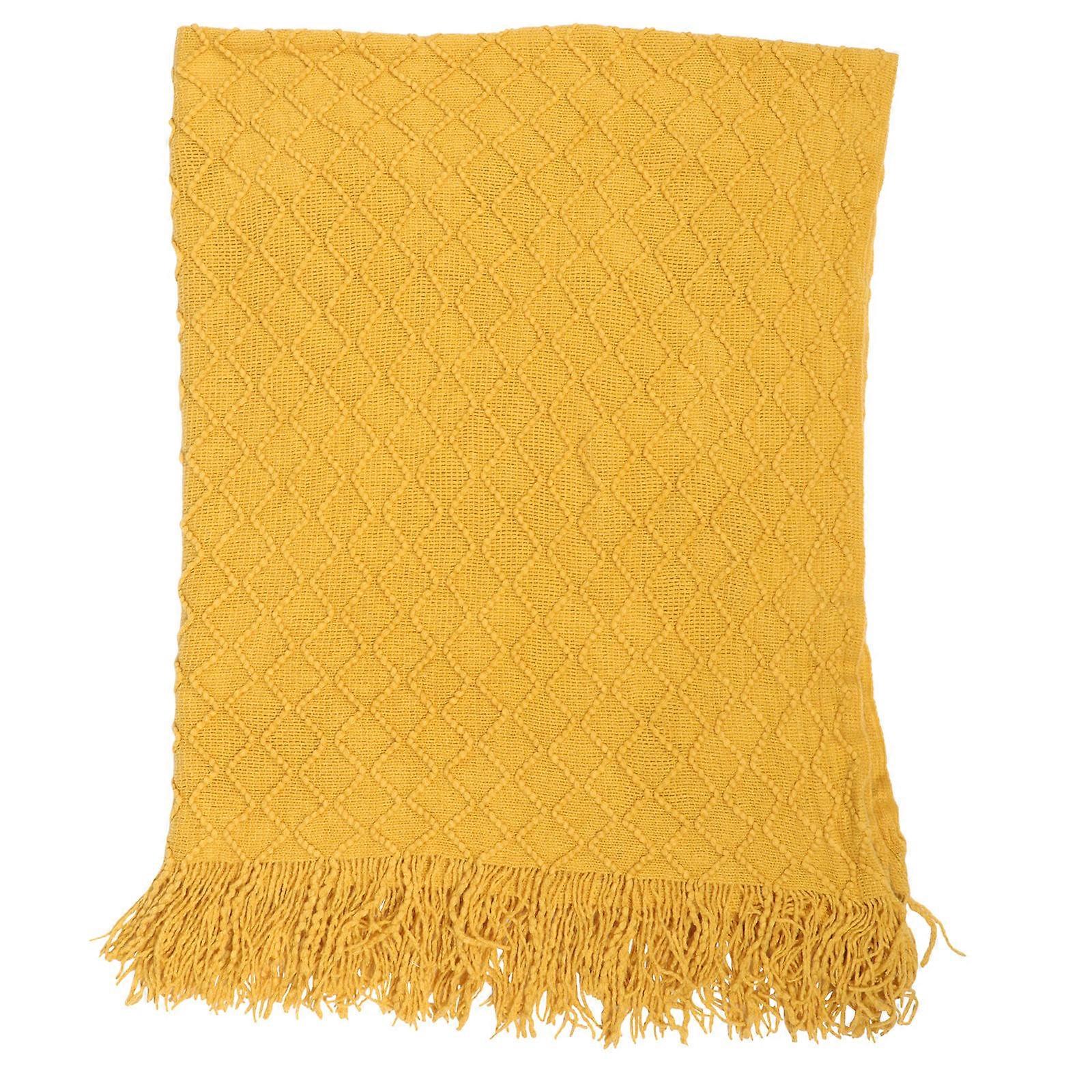 Acrylic Fibers Office Blanket Throw Blanket for Comfortable Nap