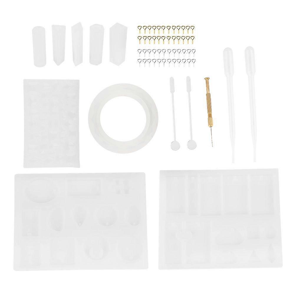 2025 أحدث طراز 62 قطعة سيليكون مجوهرات صب قوالب راتنج السيليكون