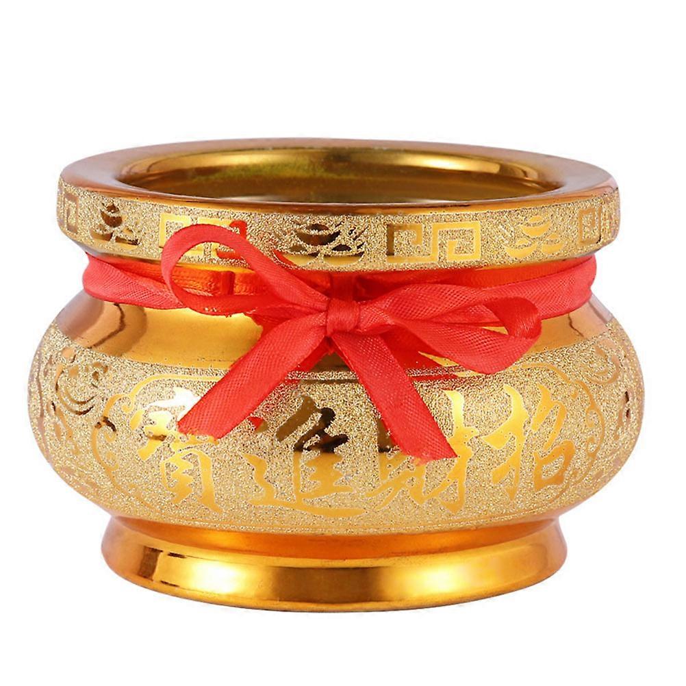 1 Pc Ceramic Buddhist Incense Burner Temple Offering Basin Decorative Basin Decor