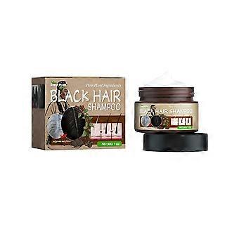 Revitalisez vos cheveux avec le shampooing noir Polydum, réparation en profondeur, antipelliculaire, contrôle du sébum, coloration foncée, 30 g