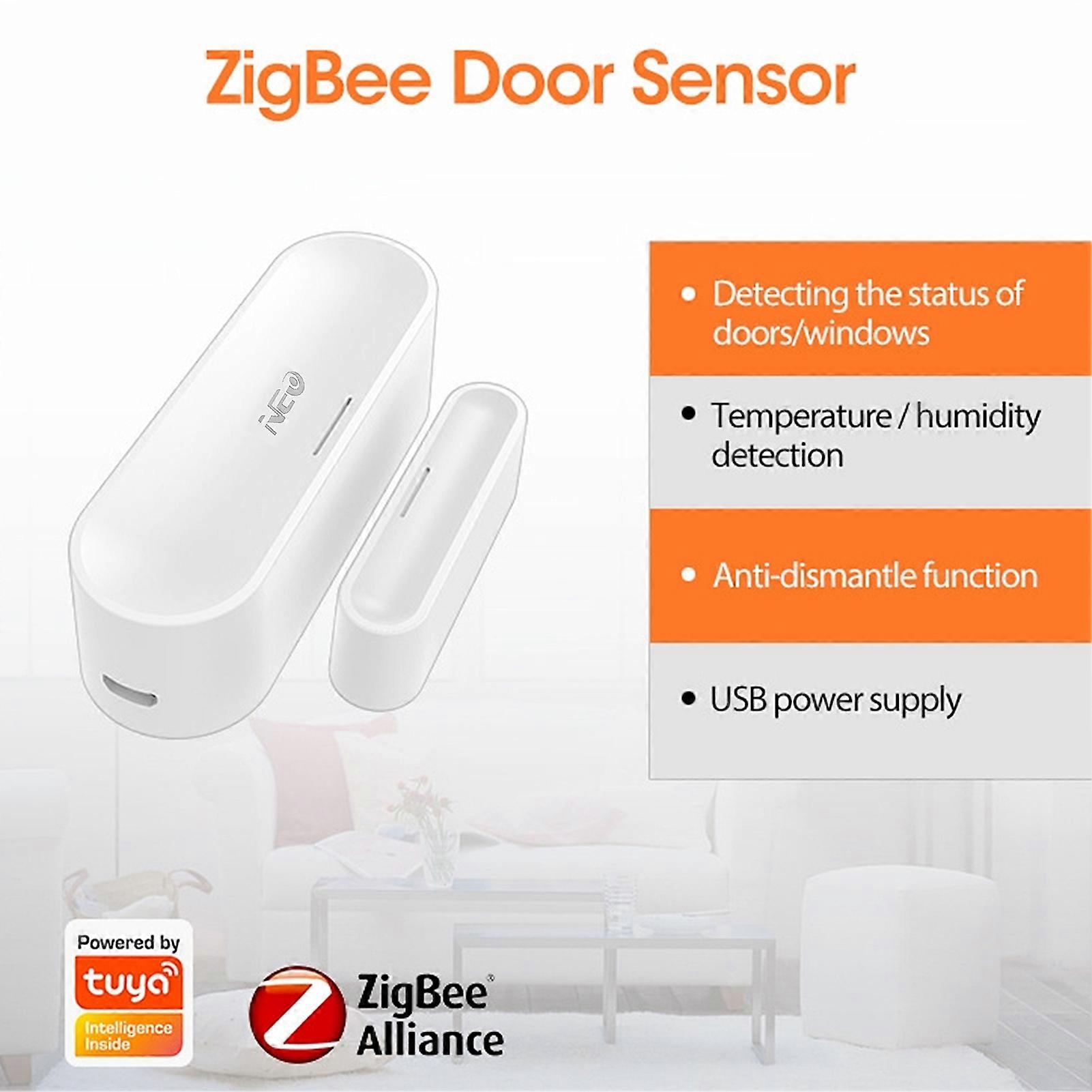 NEO NASDS07W Wireless Window Door Alarm AntiTheft USB Power Supply AntiDismantle Detector Work with ZigBee