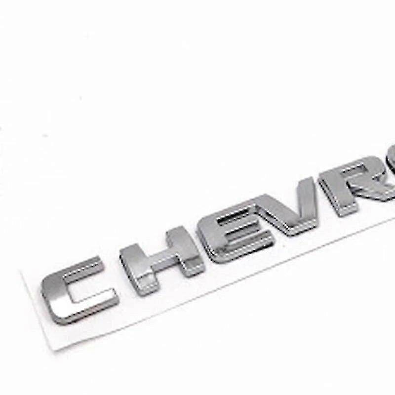 Ετικέττα λογότυπων αυτοκινήτων κορμών αυτοκινήτων για την CHEVROLET αγγλική επιστολή ABS ηλεκτρολυτική τροποποιημένη αυτοκόλλητη ετικέττα κατάλληλη