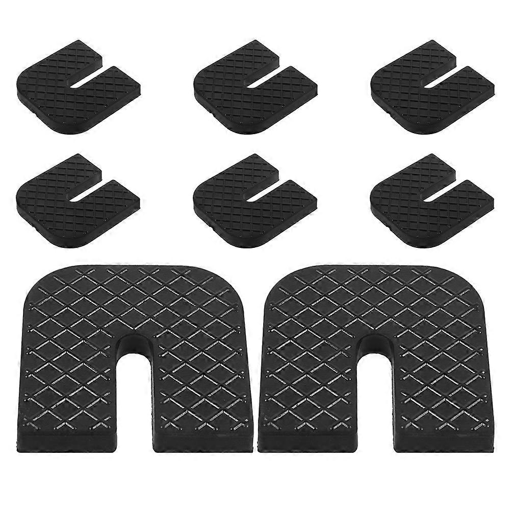 8pcs Vibration Pads for Air Conditioner – Shock Absorbing Rubber Mats for Noise Reduction, High Load Capacity, Flexible Installation, Versatile Use