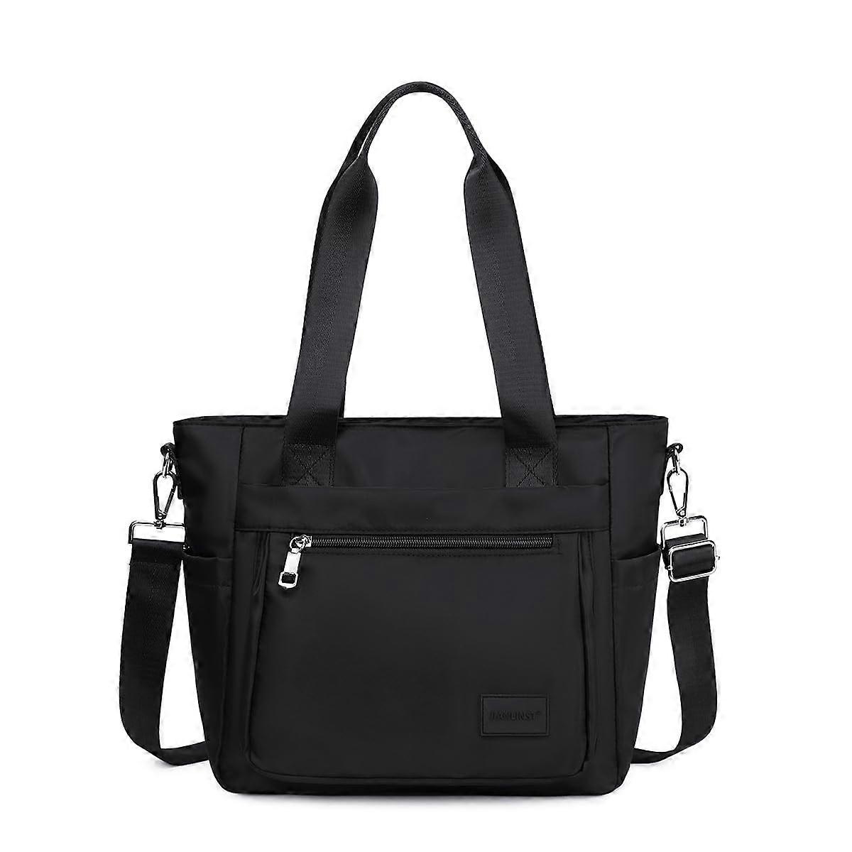 Women's Handbag Black Shoulder Bag for Work Shopping Travel Casual Hobo Bag Multifunctional Durable Design Large Capacity