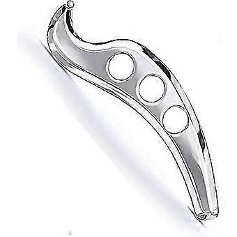 Gua Sha Massage Tool 420 rustfrit stål skrabebræt Body Scraper Therapy Tool Spa Board Tool til at reducere smerter gennem nakke, skuldre, ryg og musku