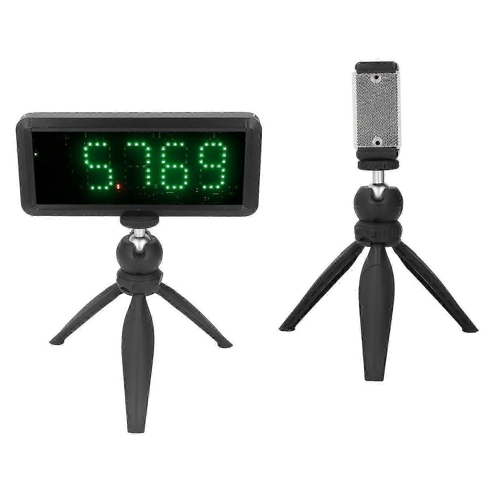 Battery Powered Wireless Sprint Timer & Laser Stopwatch - Accurate Timing Clock for Motorcycle, Cycling, Speed Training & Short Run Races