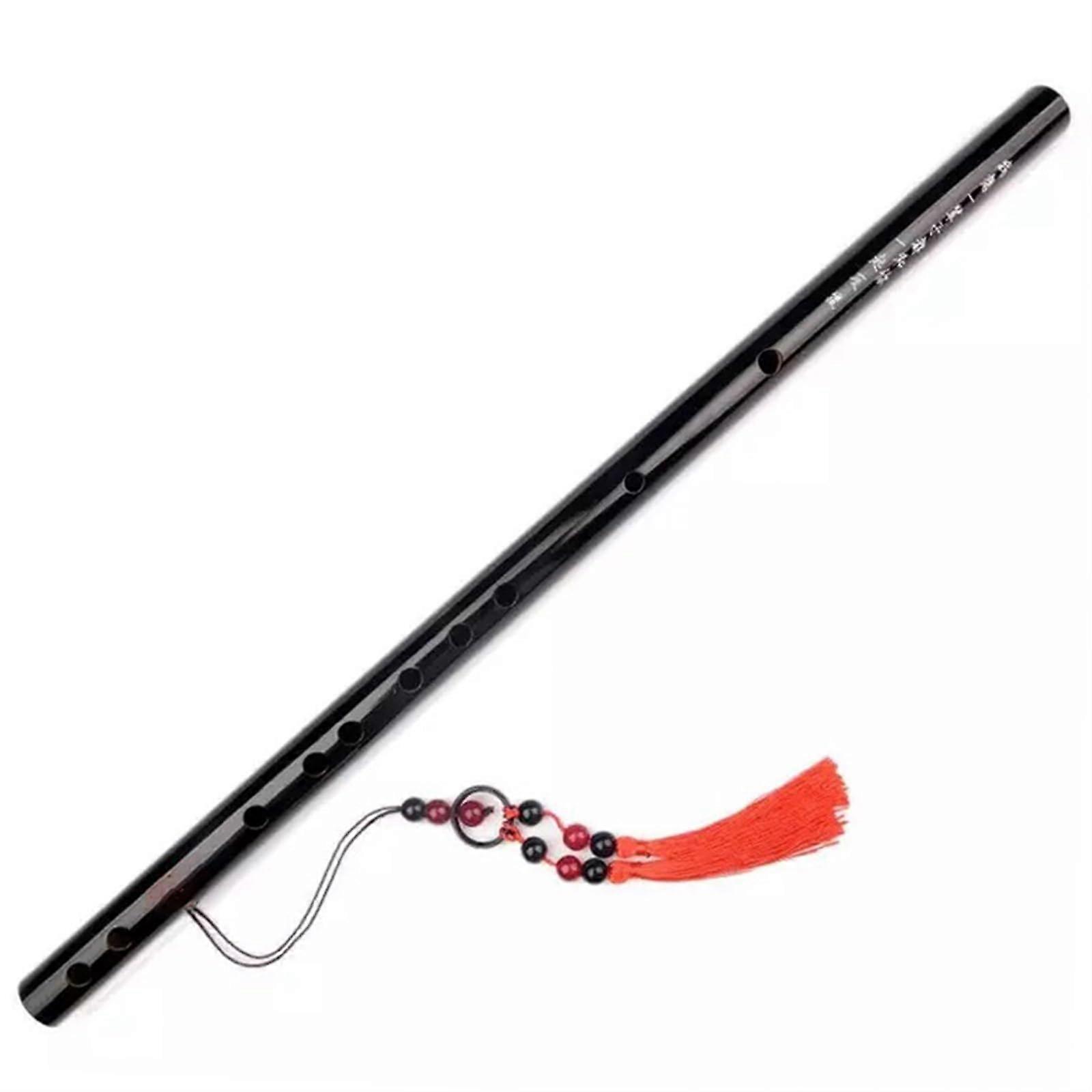 Bamboo Flute for Beginners, C Key Professional Bamboo Flute for Adults, Black Bamboo Flute Instrument