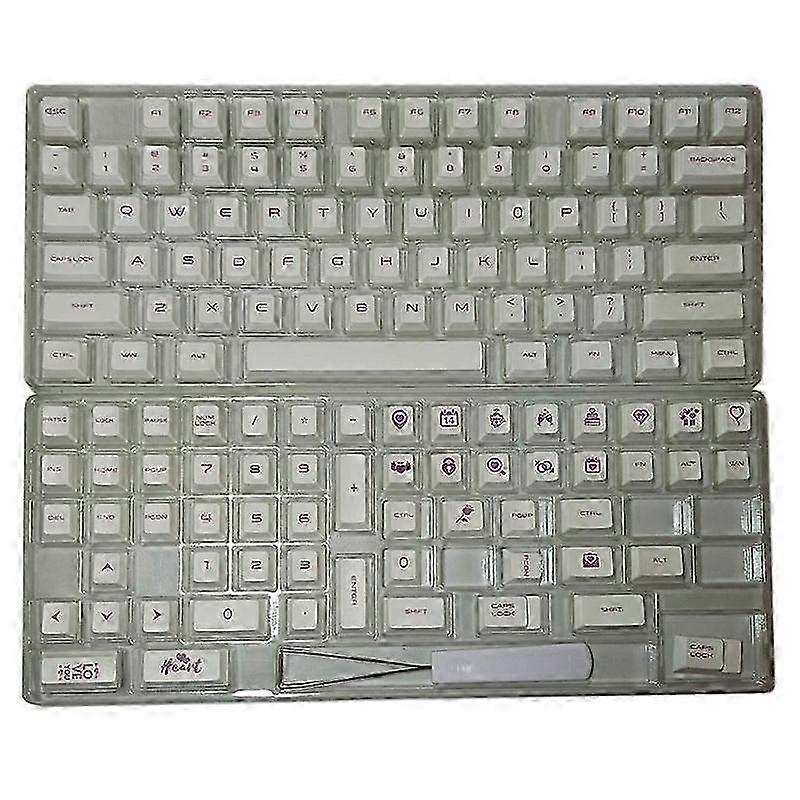 134 Keys PBT Dye Sublimation Keycaps Set for Mechanical Gaming Keyboard - Compatible with MX Switches for Enhanced Gaming Experience