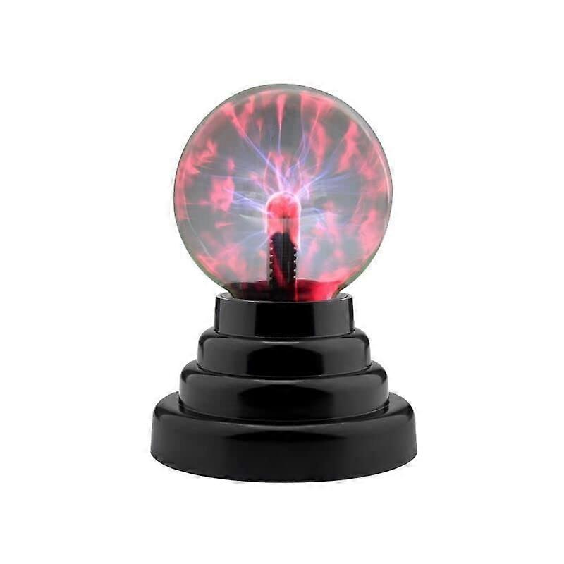 Plasma Ball 3 Inch Plasma Lamp, Touch Control, Battery and USB Dual Use