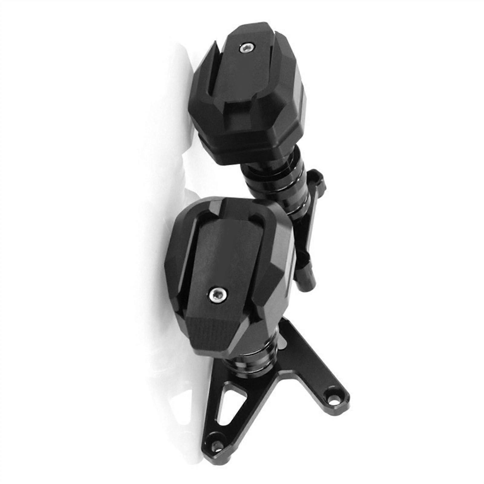 Motorcycle CNC Fall Protection Crash Pad Trim Protection Crash Pad Protector For Honda CB650F CB 650F 20142018 2017 2016 2015 (Color: BlackA)