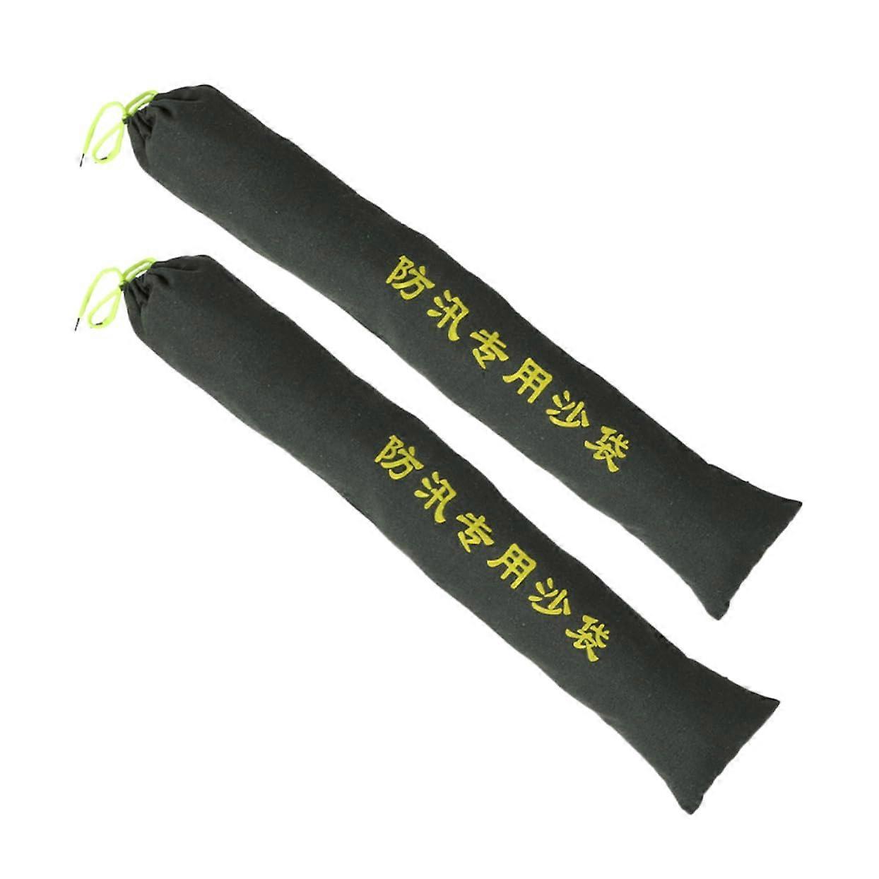 Reusable Sandbags 2 Pack Heavy Duty Canvas Durable Flood Protection Reinforced For Versatile Applications