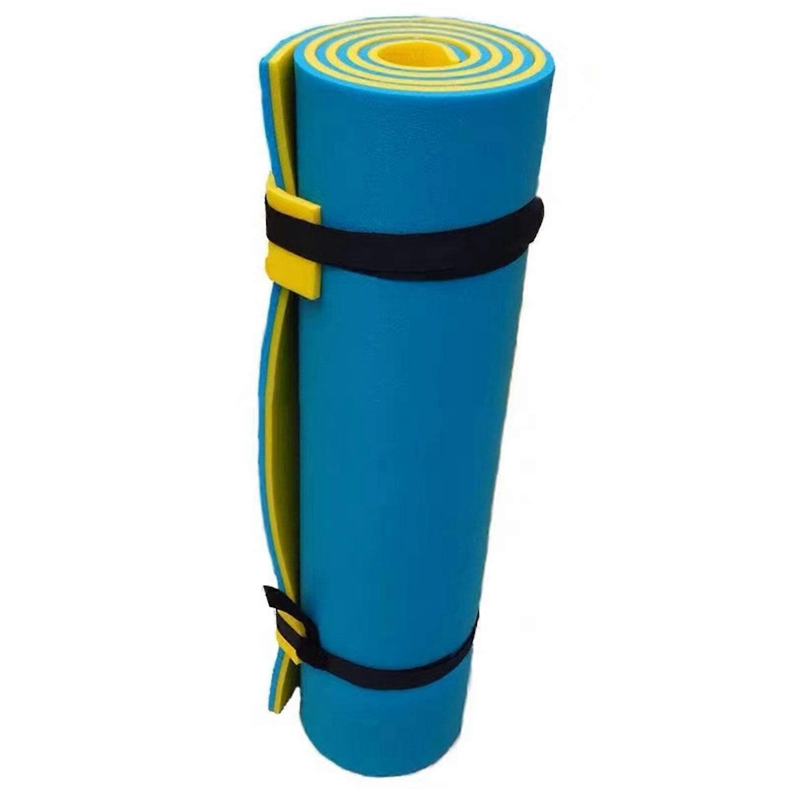 Water Floating Mat Foam Floating Bed Water Pad Summer Pool Floating Mattress for Swimming Pool Ocean Boats Yellow