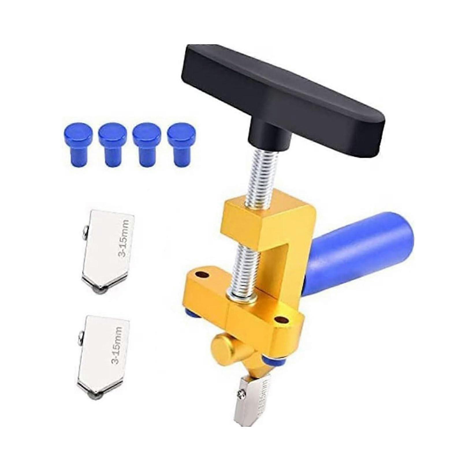 Ergonomically designed manual 2in1 tile cutter, breaking pliers for comfortable use by DIY enthusiasts and professional tilers, tile scoring tool