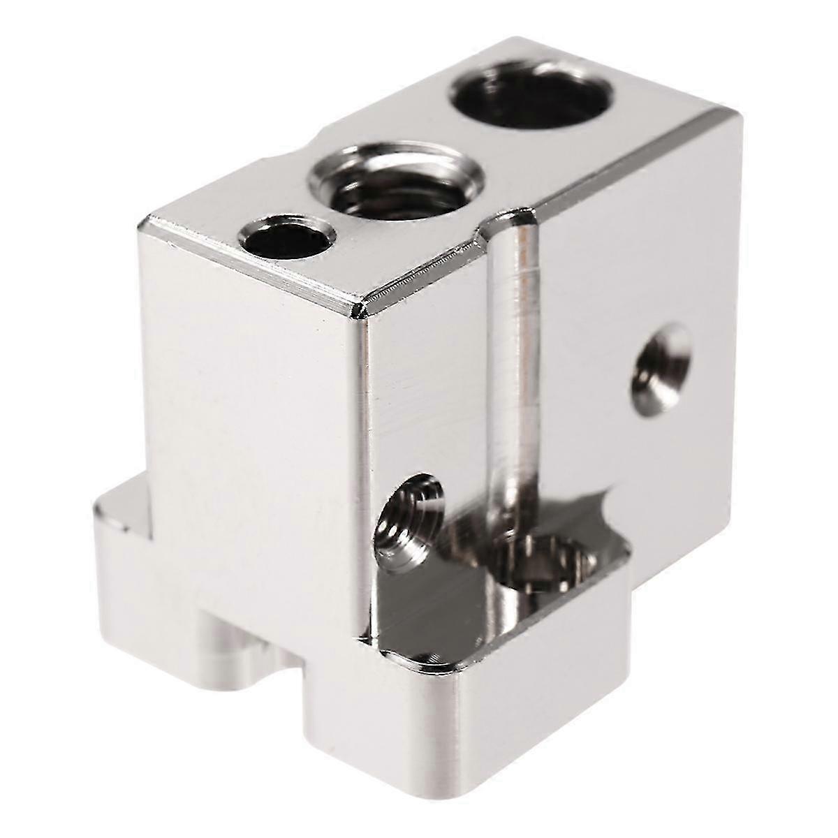 CR10 Plated Copper Heated Block for 3D Printer, Hotend Heating Block Compatible Red Lizard K1/V5/-10 Edition 0717