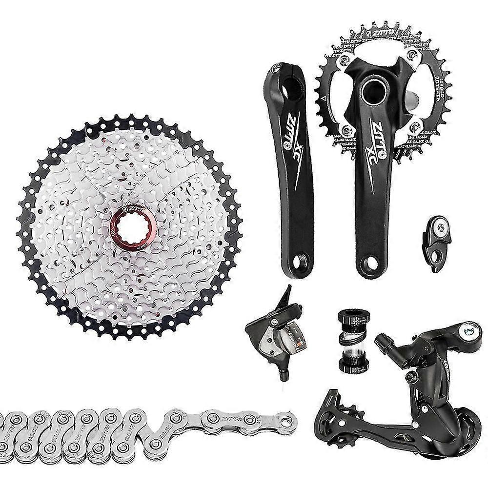 ZTTO 1x10 Speed MTB Derailleurs Shifter Groupset Bike Crankset 11-50T Cassette Flywheel 10 Speed Chain Drivetrain Kit