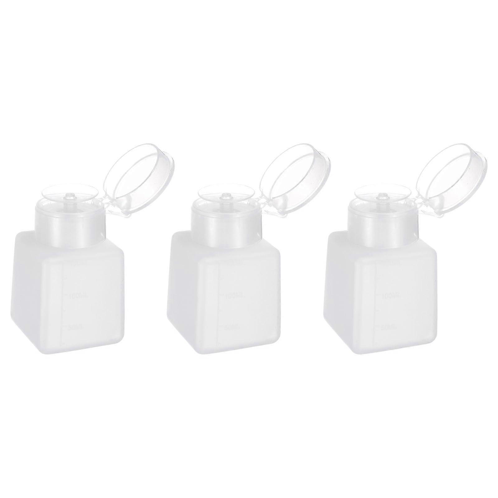 3 x Solvent Alcohol Dispenser 150 ml Pressure Type ESD Safe AntiSplash Pump