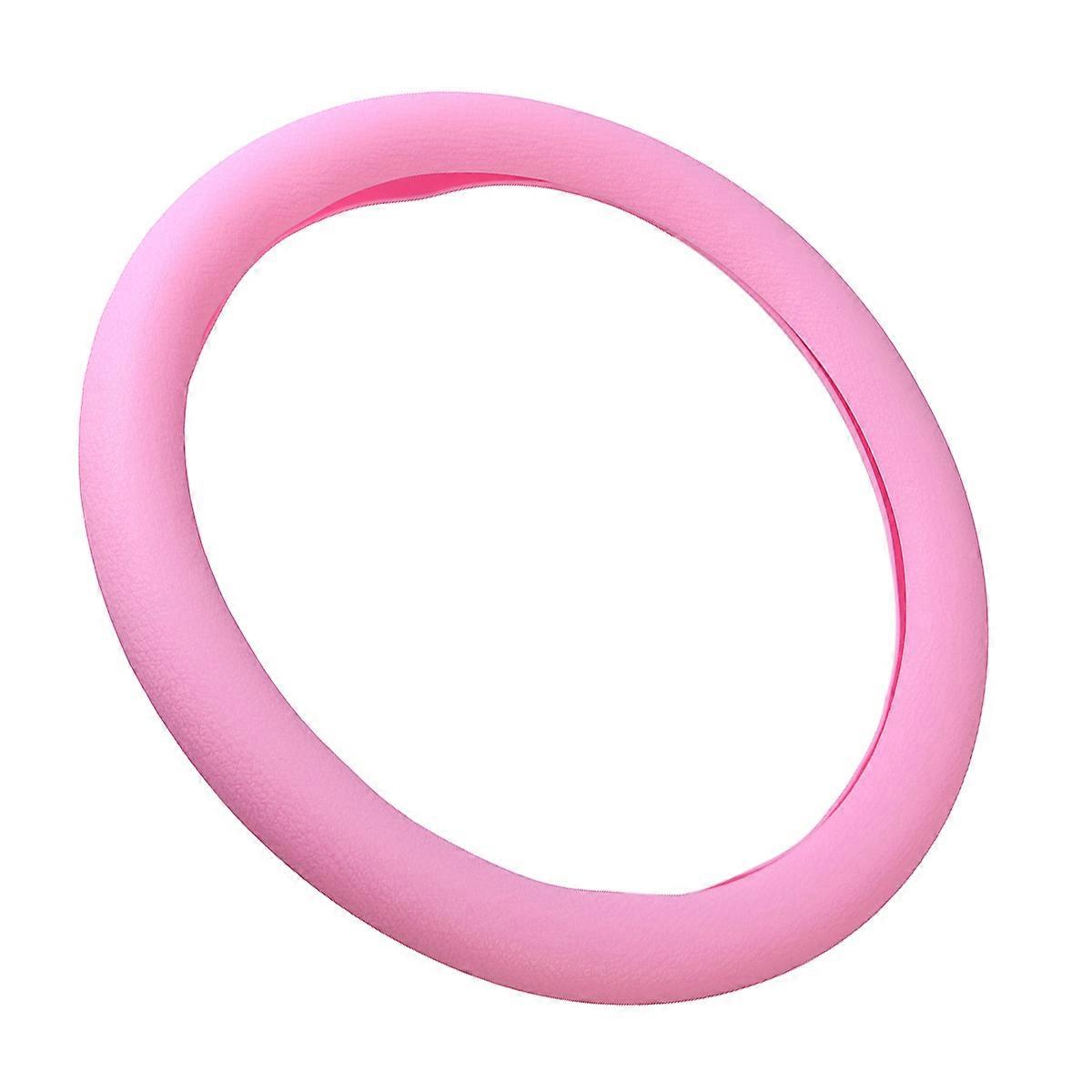 Red and Pink Non Slip Steering Wheel Cover for Small Deer Car Universal Fit Steering Wheel Protector Sleeve