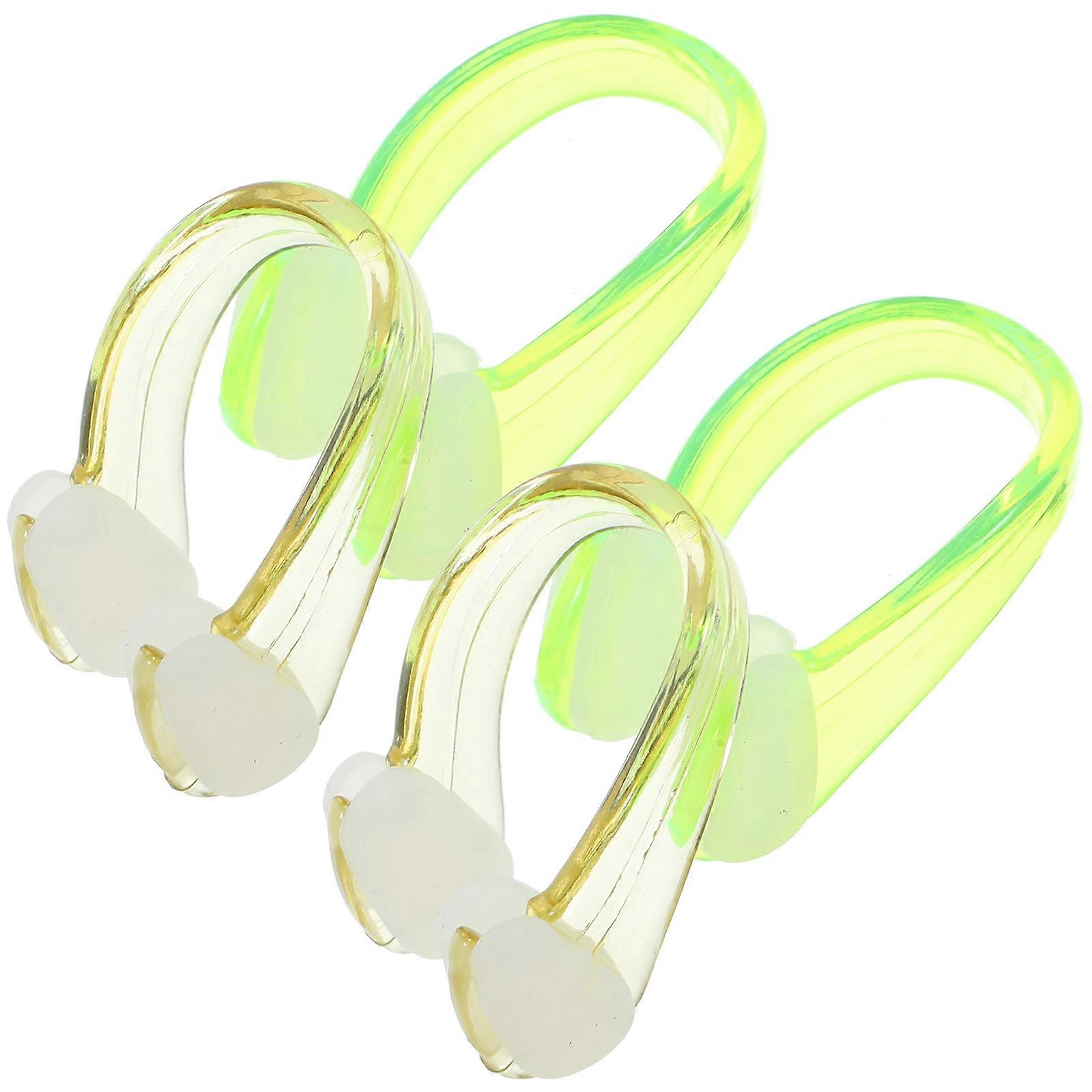 4Pcs Silicone Nose Clip for Swimming Non Skid Small Nose Plug Set