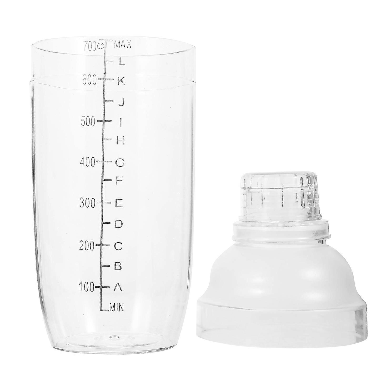 Transparent Shaker Drink Preparation Bartenders Home Users 700ml 1Set
