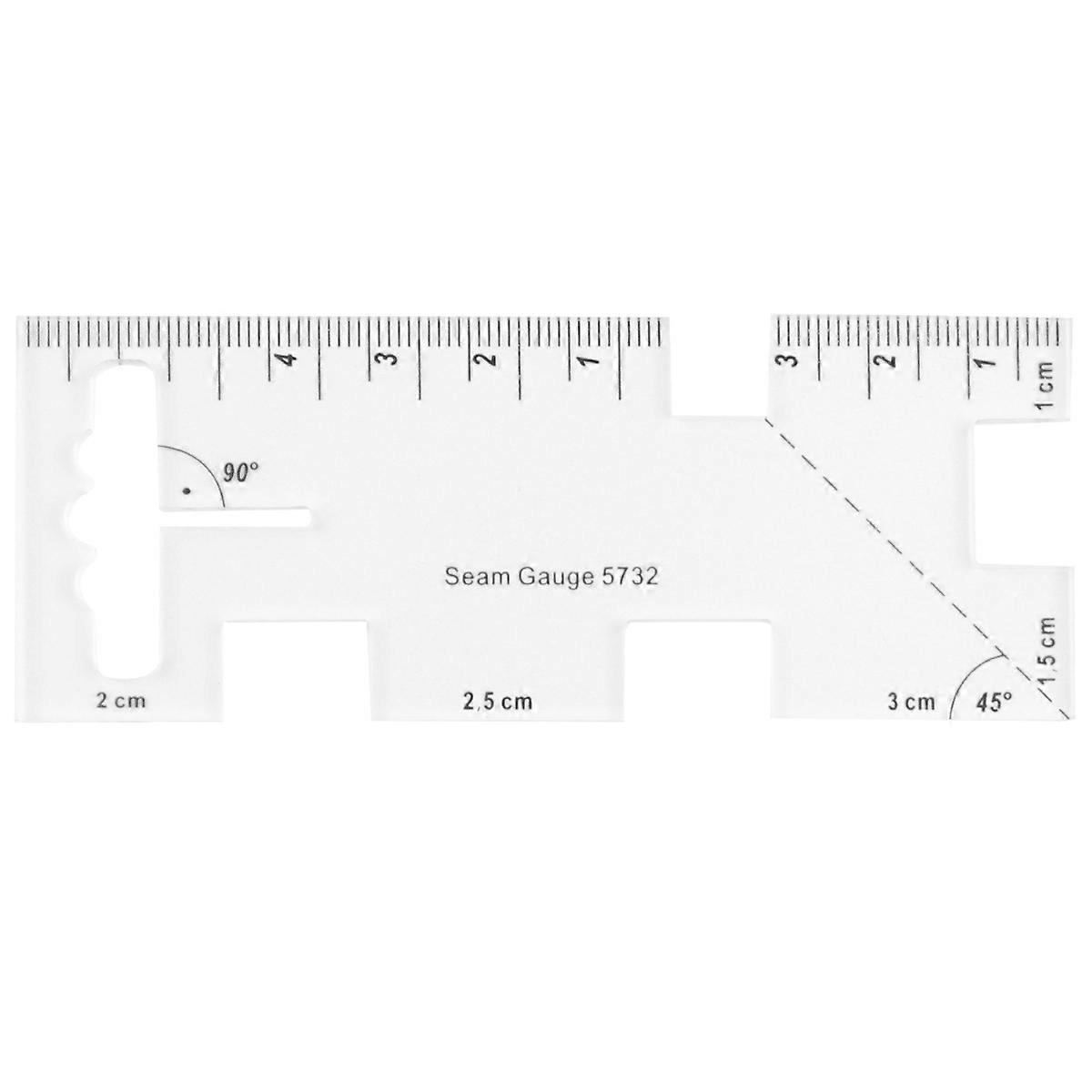 Acrylic Transparent Ruler for DIY Sewing – Versatile Quilting Tool with Contrasting Lines for Easy Measurement and Marking in Stitching and Craft