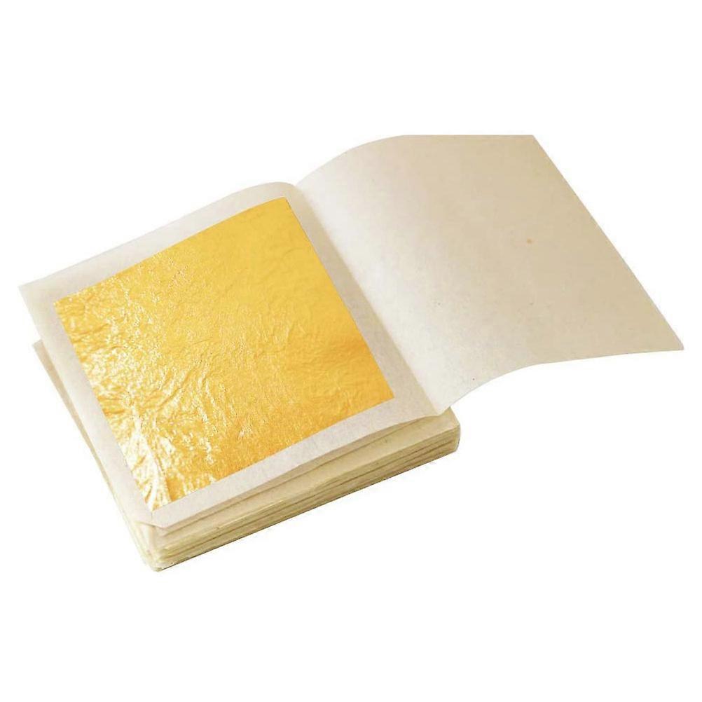 Gold Leaf Foil Paper for Decor with 10Pcs Edible Sheets