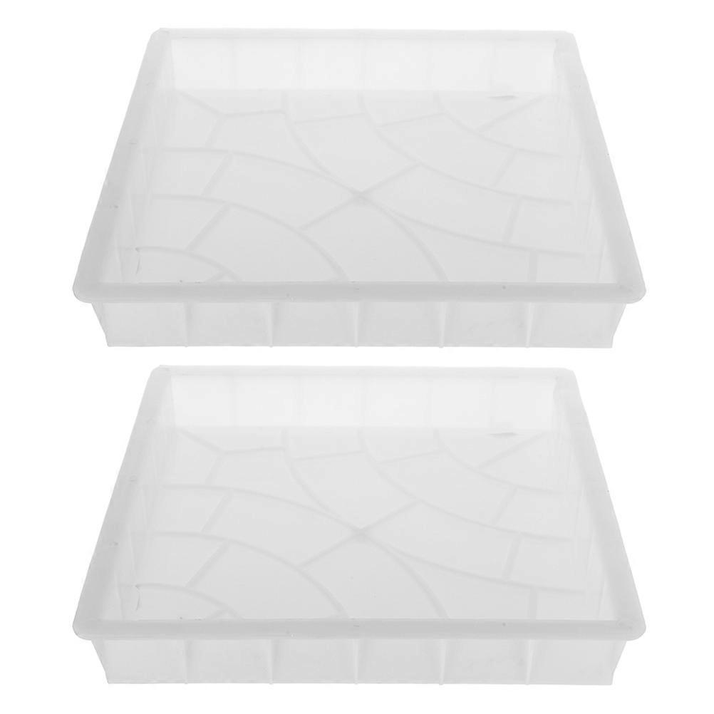Grass Paver Mold Concrete Making Mold for Decor 2Pcs Yard Supply