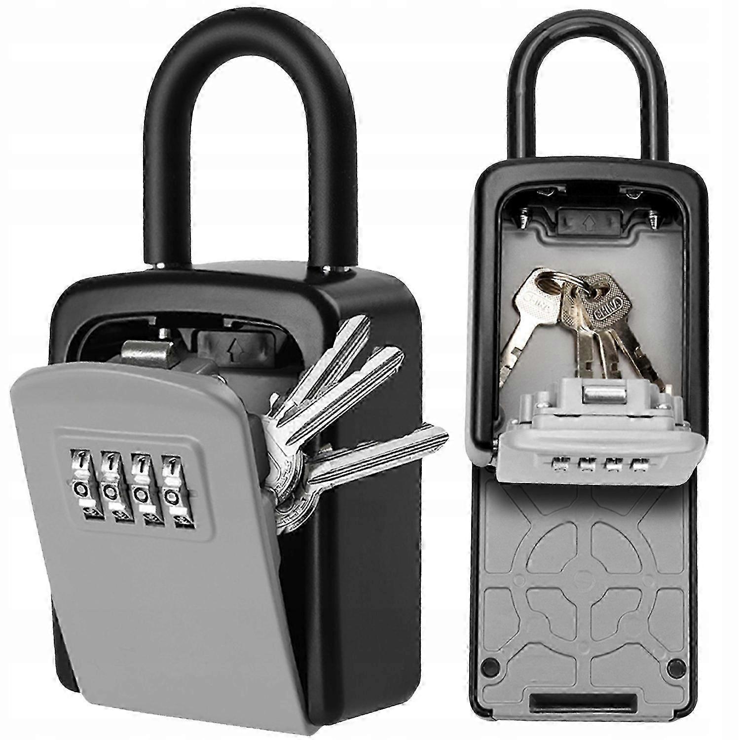 Solid Safe Box Cabinet Keys Combination Code Padlock Without Installation On Airbnb