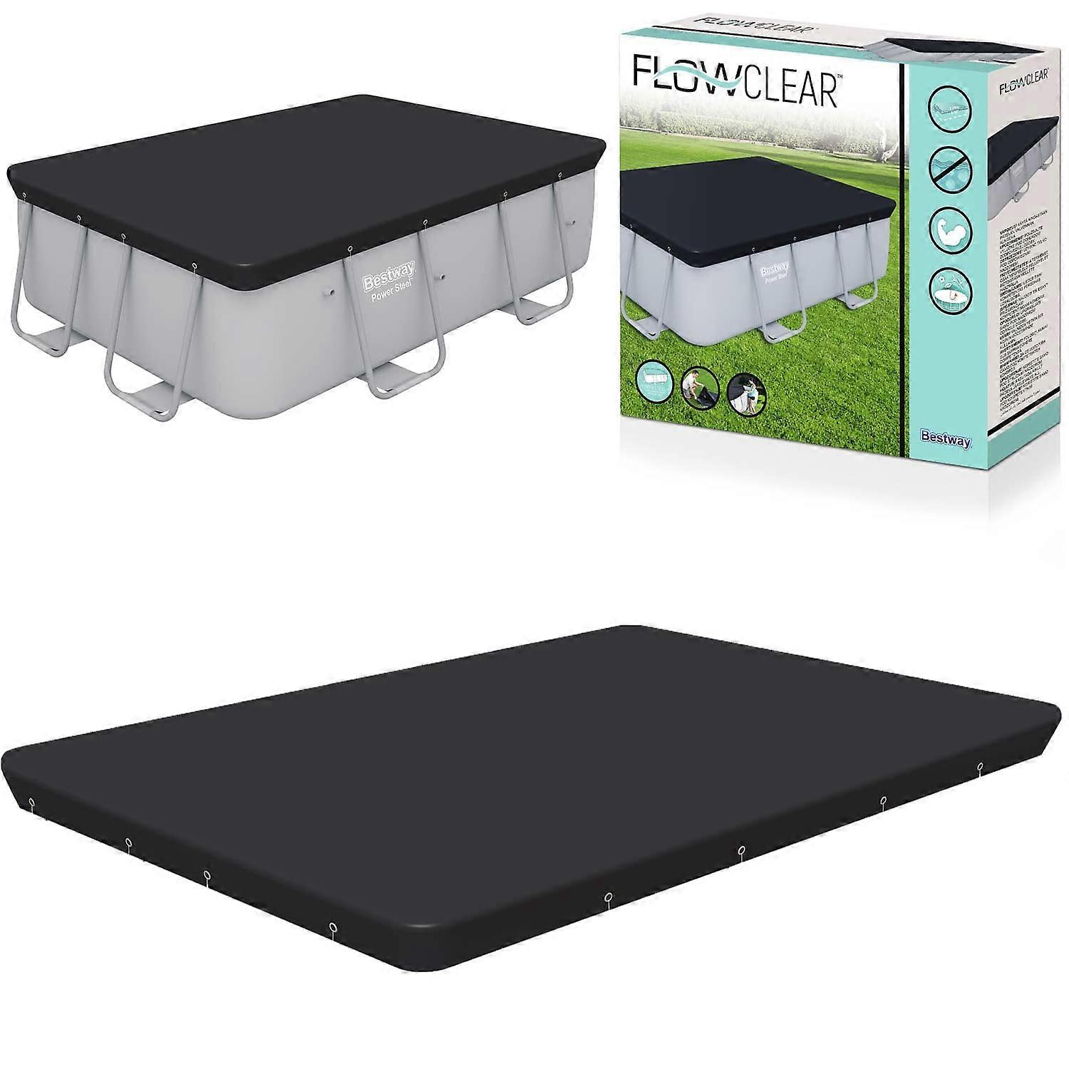 Rectangular cover for pool 282 x 196 cm Bestway 58442