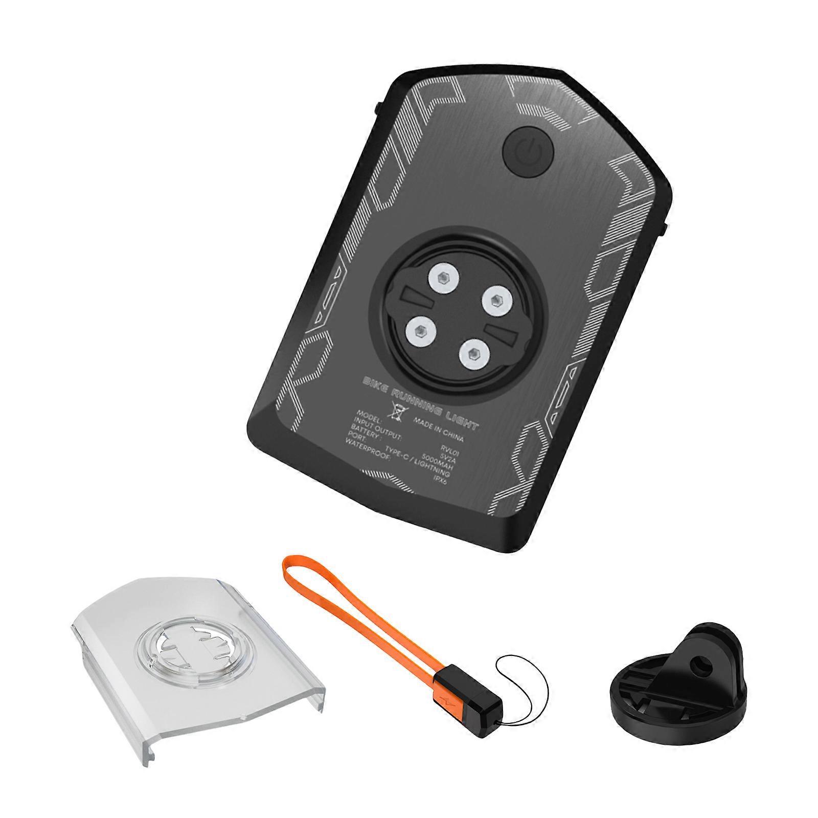 1Set Integrated Bicycles Odometers and Daytime Running Light Safe Cycling Lamp for Enhancing Cycling Experience Multicolor