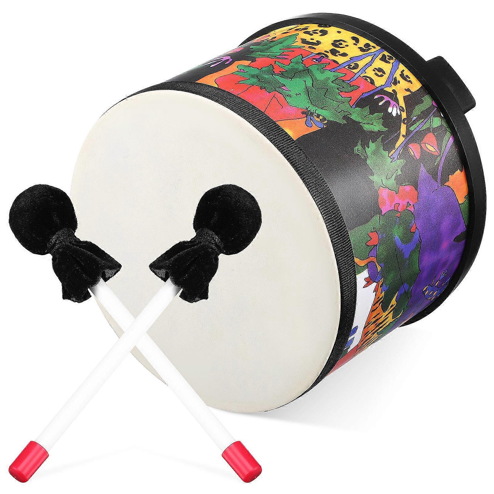 Multi Colored Drum Set Music Instruments 8 Inch Designed For Adults Kids Toddler Enjoyment 1 Set