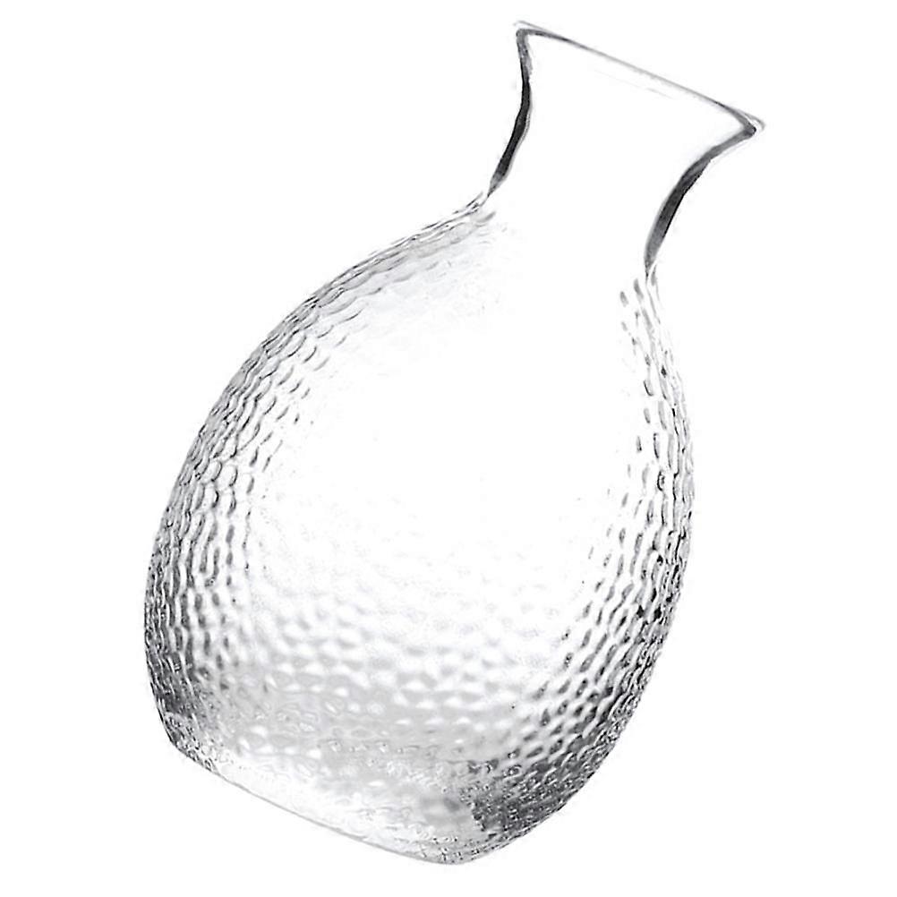Japanese Sake Decanter in Transparent Glass for Home Use Elegant Clear Design Great 350ml