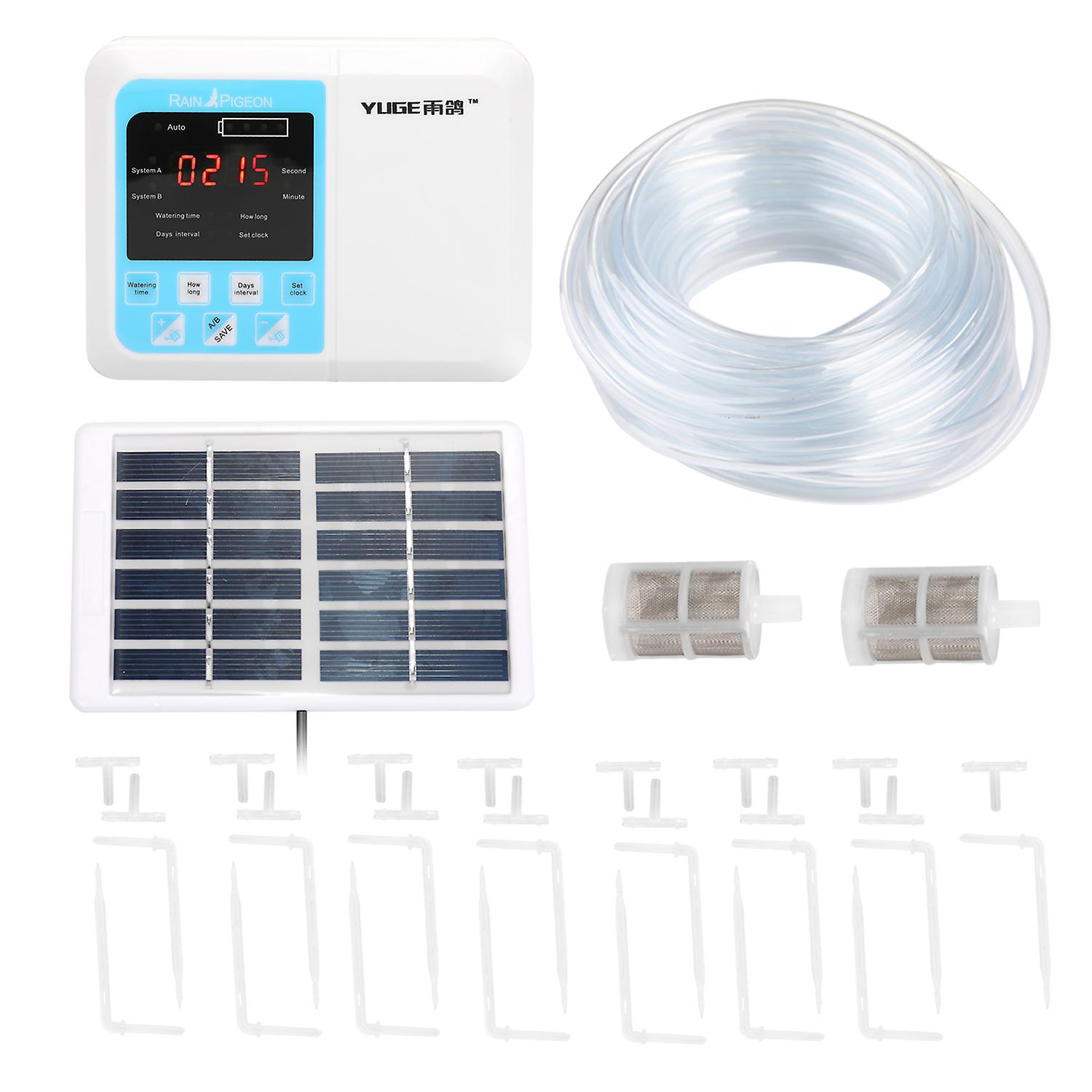 Intelligent Automatic Watering Device Solar Energy Irrigation Timer System