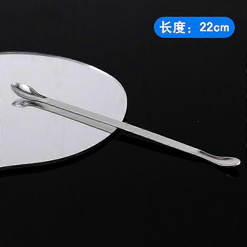 12pcs Lab Spatula: Stainless Steel Double-Ended Lab Sampling Spoons - Laboratory Mixing Spatula For Reagent Kitchen Classroom Craft Use