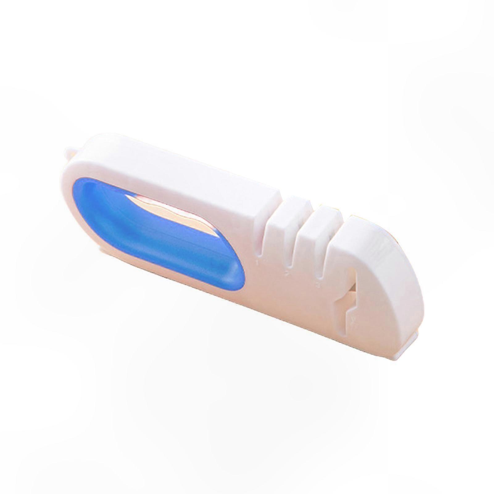 Professional Blade Sharpener with Anti-Slip Base and V-Shaped Groove for Kitchen Scissors and Steel Tools