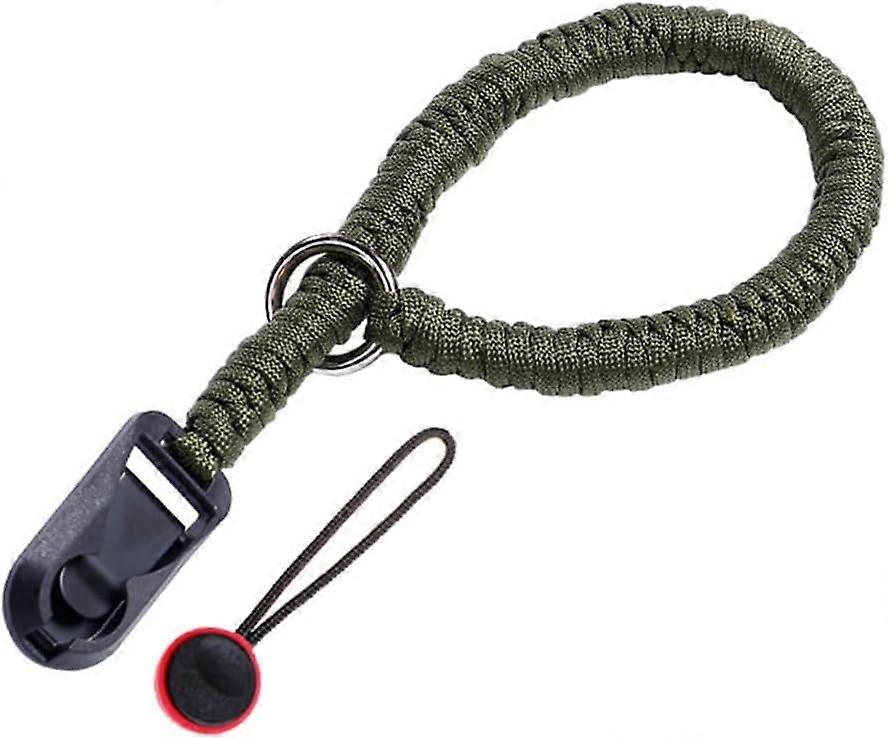 Camera Wrist Strap with Quick Release Adjustable Camera Strap for Wrists Ultralight Weight Paracord Camera Band Wrist Strap Black