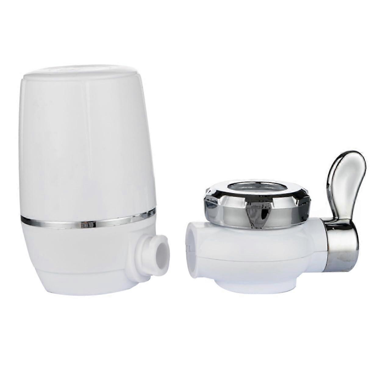 Tap Water Purifier Flush Filter Sink Strainer for Kitchen - White Water Filter with High Filtration Capacity and Easy Installation