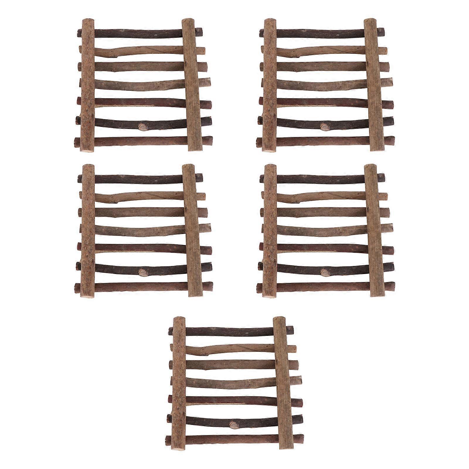 Natural Wooden Sticks Pack of 5 – Lightweight Craft Materials for DIY Micro Landscapes Fairy Gardens and Decorative Outdoor Ornaments
