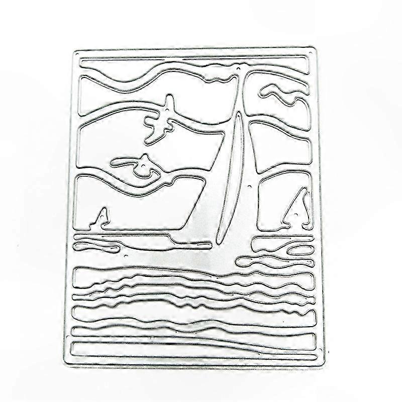 السفينة الشراعية Eming قطع يموت القارب الشراعي Eming يموت تخفيضات لصنع بطاقة DIY سكرابوكينغ ألبوم الحرف الورقية