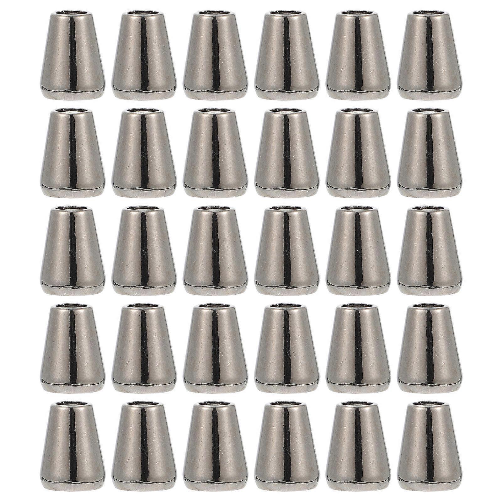 Drawstring Lock Alloy Cord Ends Daily Use 1.70X1.20X0.90CM Reliable 30Pcs