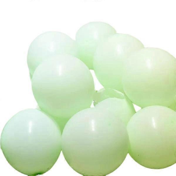 Macaron Balloons, 5 inch Solid Non-Toxic Safe Latex Material, Perfect for Adding a Pop of Color to Your Parties (Green)