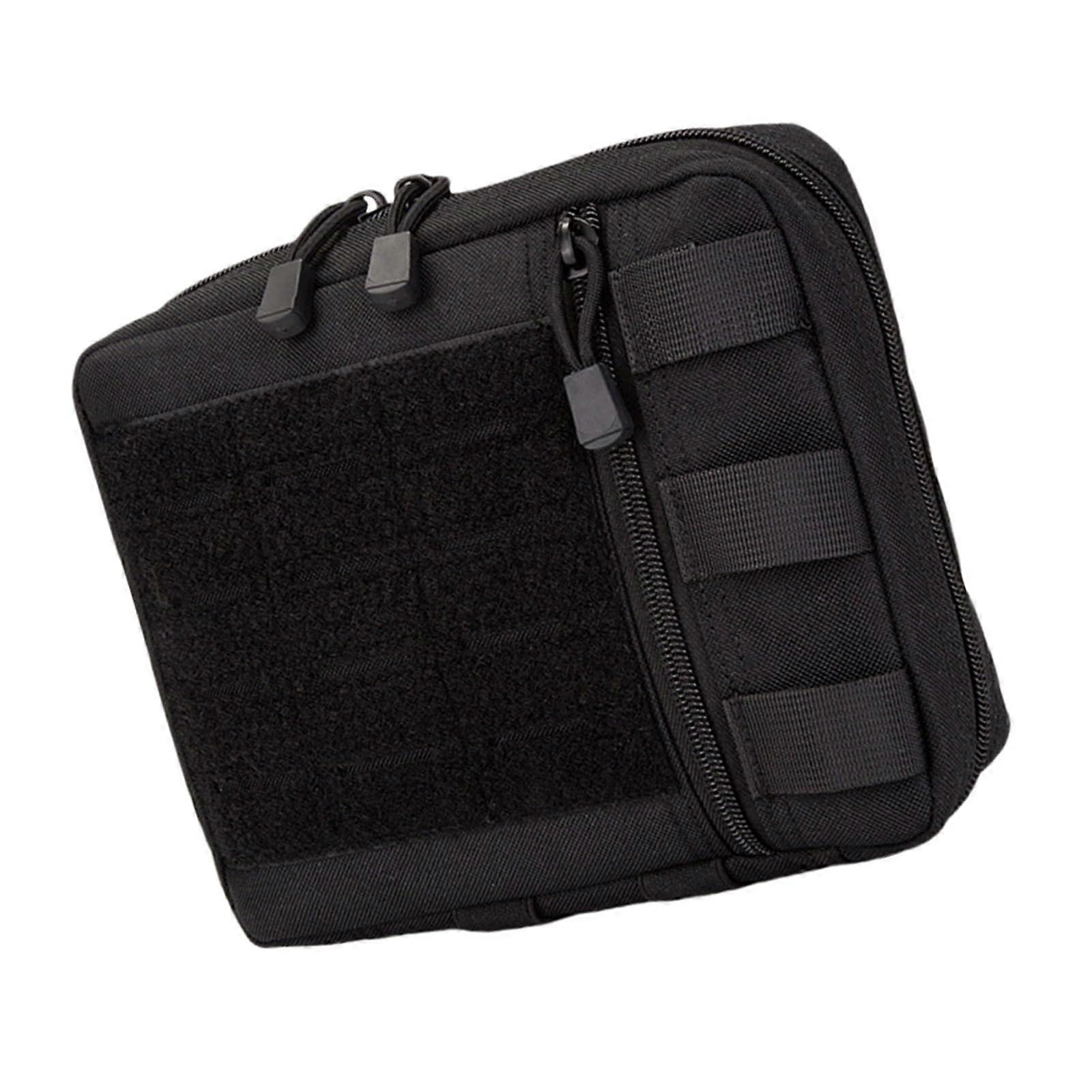 Tactical MOLLE Pouches, Compact Utility Bag for Phone Organizer and Versatile Multi Pocket Tool Bag, Black