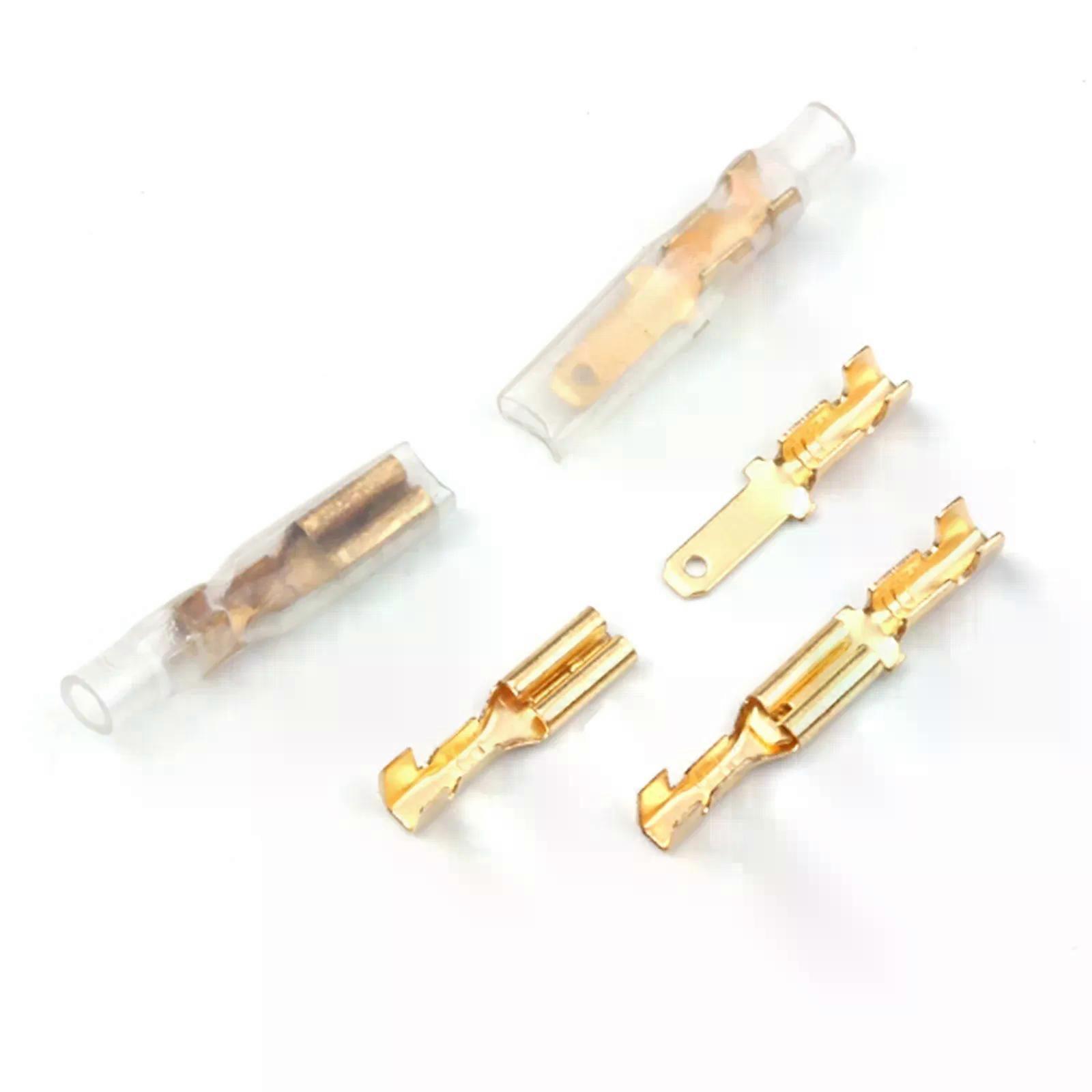 200 pcs. 2.8mm Terminal Block Electrical Block Barrier Cube for Wire Splicing Kit