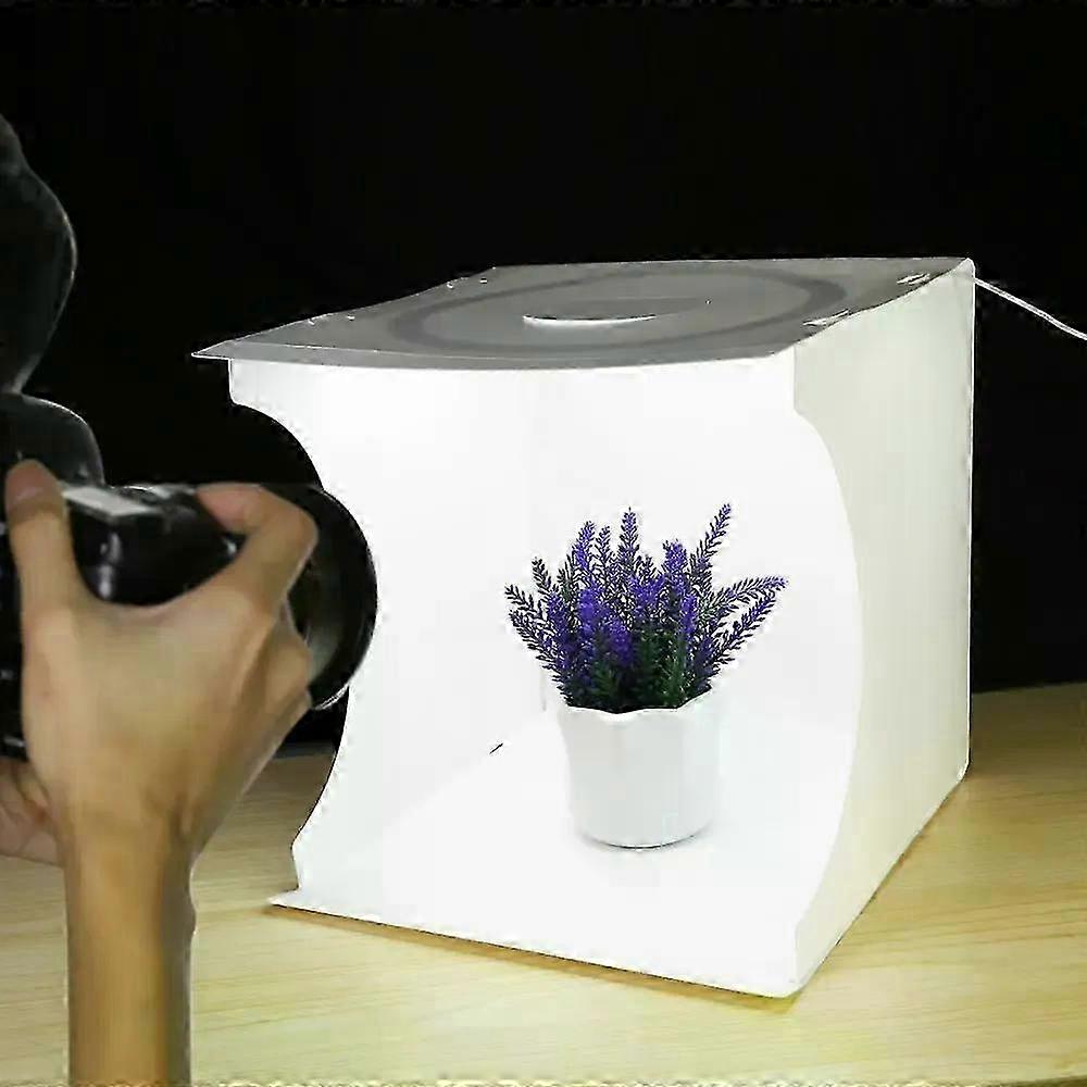 S30CM Studio Light Photo Box Ring LED Folding Lighting Shooting Tent Box Kit with 6 Colors Backdrops Portable Phography Lightbox 2025