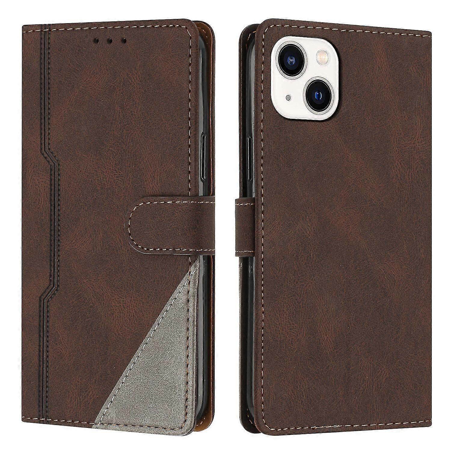Leather Magnetic Clasp Case with Flip Wallet Stand Function Cover for