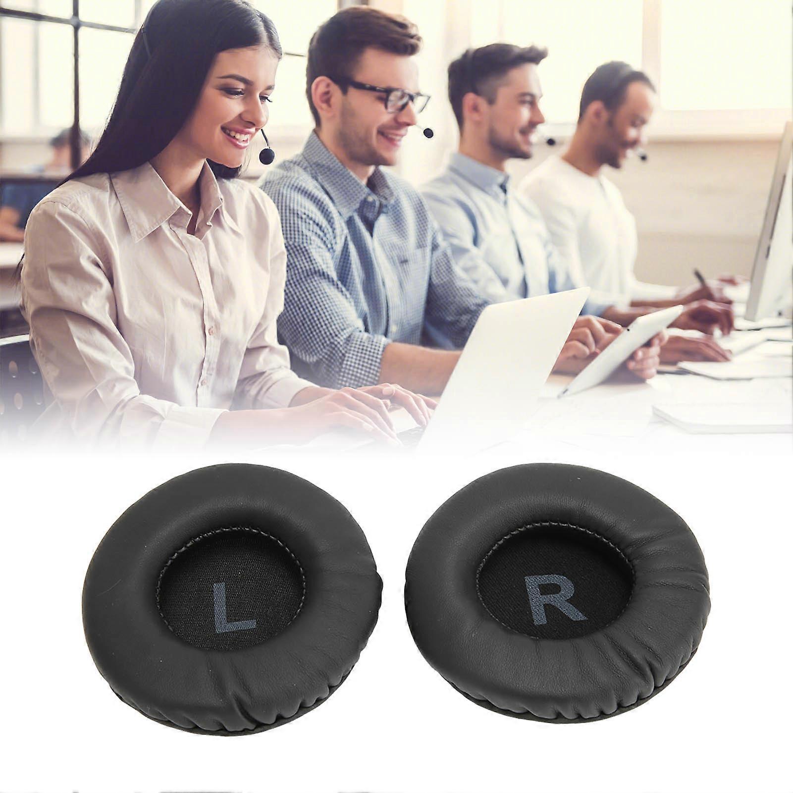 Headset Ear Cushions Noise Blocking Soft Breathable Universal Replacement Earpads for 85mm Headphone 