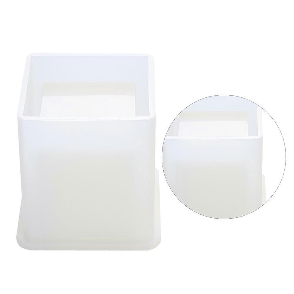 Silicone Square Mold for DIY Pen Pot, Baking, Crafting, Fondant, Cake & Candy Making – Heat Resistant & Non Stick